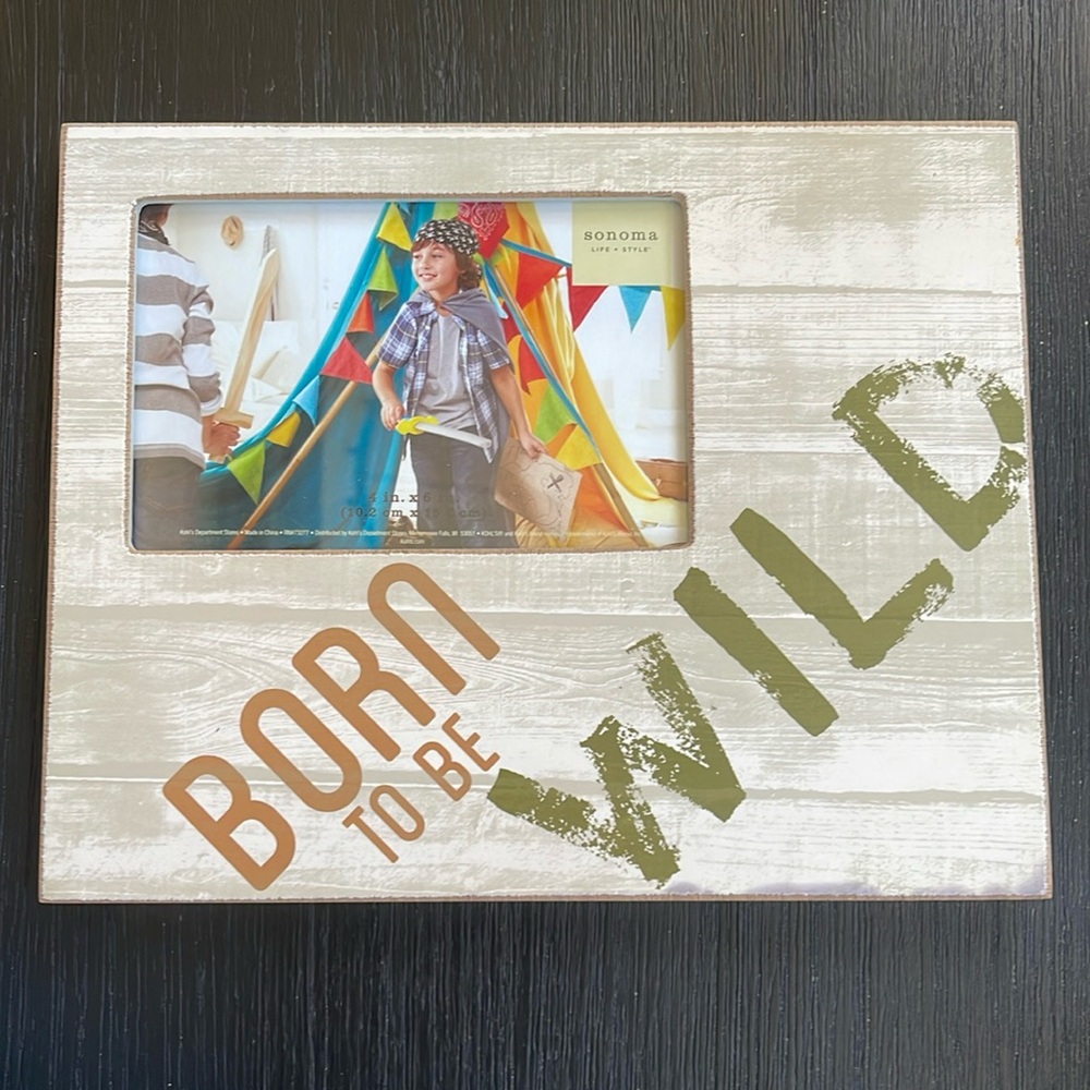 NWT Born to Be Wild 4x6 Frame